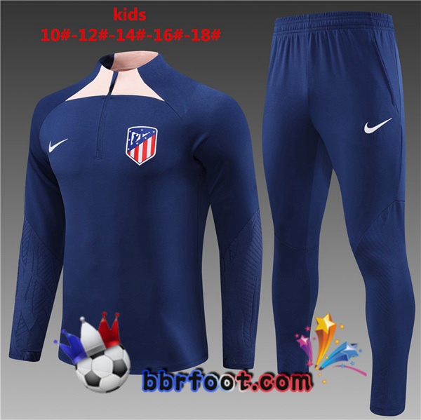 Survetement Foot Atletico Madrid Enfant Bleu Royal 2023/2024