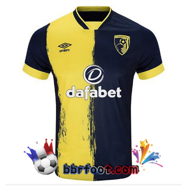 Maillot Foot AFC Bournemouth Third Jaune Bleu 2023/2024