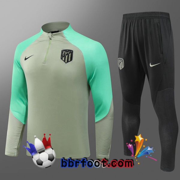Survetement Foot Atletico Madrid Enfant Vert 2024/2025