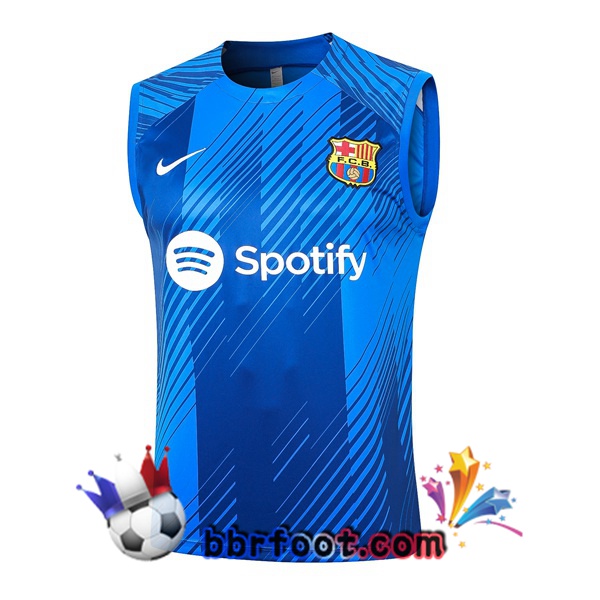Gilet Foot FC Barcelone Bleu 2024/2025