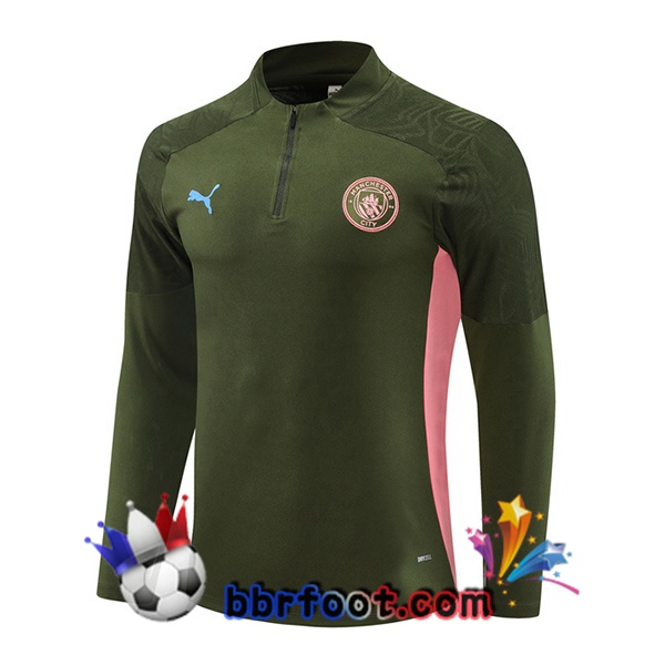 Sweatshirts Homme Manchester City Vert 2024/2025 Sweatshirts Homme Manchester City Vert 2024/2025
