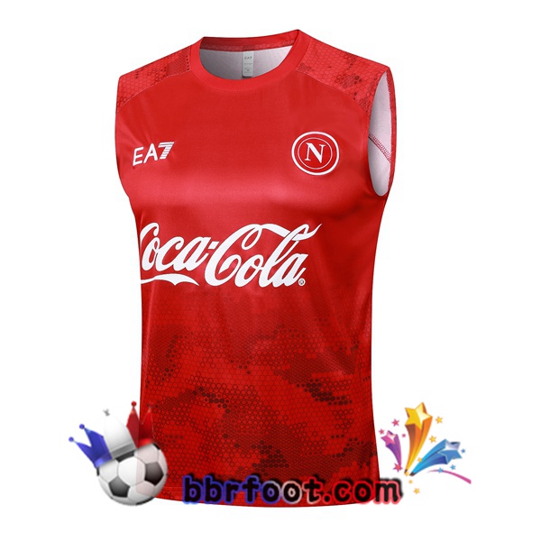 Gilet Foot SSC Naples Rouge 2024/2025