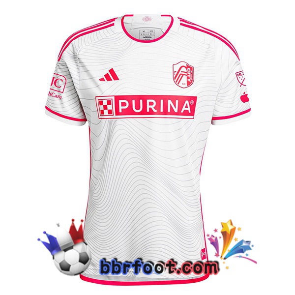 Maillot Foot St.Louis City FC Exterieur Blanc 2024/2025