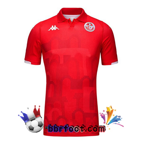 Maillots Equipe De Tunisie Domicile Rouge 2024/2025