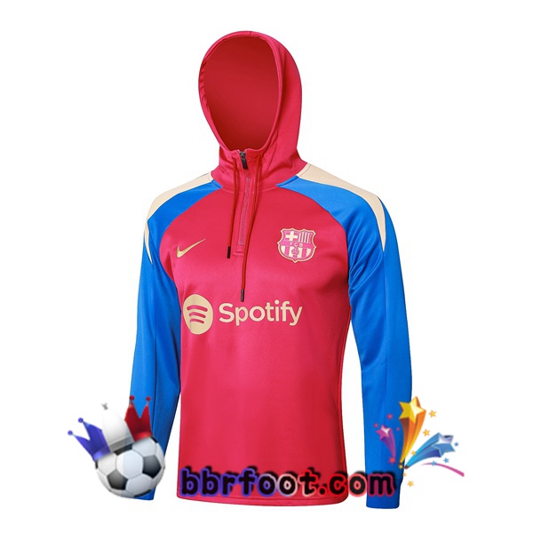 Sweat A Capuche FC Barcelone Rouge 2024/2025