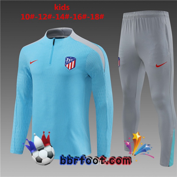 Survetement Foot Atletico Madrid Enfant Bleu 2024/2025