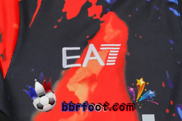 Survetement Foot SSC Naples Rouge Noir 2024/2025
