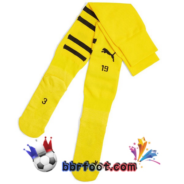 Chaussettes Foot Dortmund BVB Domicile Jaune 2024/2025
