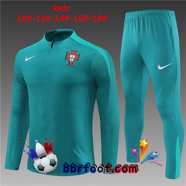 Survetement Foot Portugal Enfant Vert 2024/2025