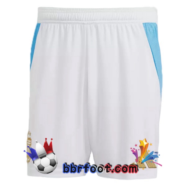 Short Foot Argentine Domicile Blanc 2024/2025