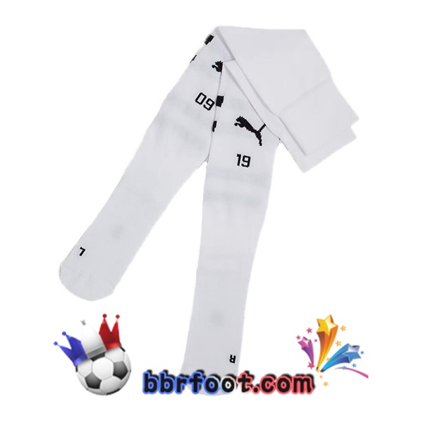 Chaussettes Foot Dortmund BVB Exterieur Blanc 2024/2025