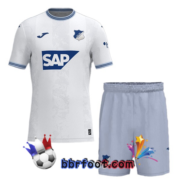 Maillot Foot TSG Hoffenheim Enfant Exterieur Blanc 2024/2025