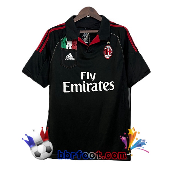 Maillot Foot AC Milan Retro Third Noir 2012-2013