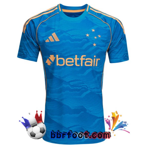 Maillot Foot Cruzeiro EC Third Bleu 2025/2026 Maillot Foot Cruzeiro EC Third Bleu 2025/2026