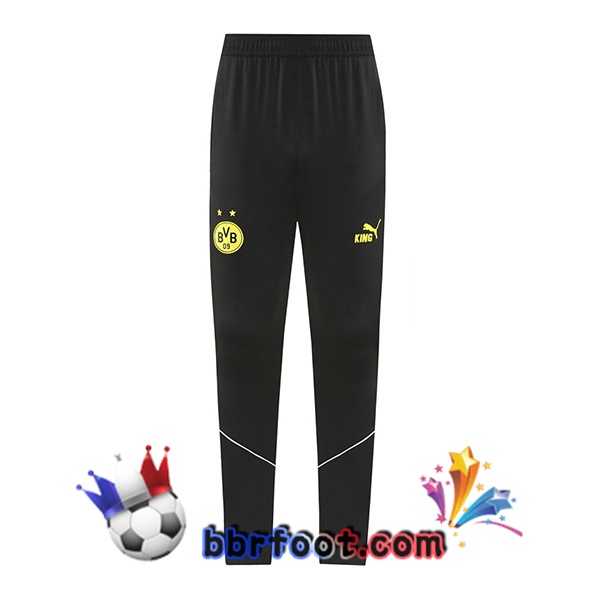 Pantalon Foot Dortmund BVB Noir 2025/2026 Pantalon Foot Dortmund BVB Noir 2025/2026