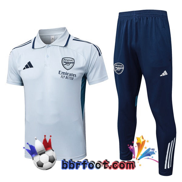Polo Foot Arsenal + Pantalon Gris 2025/2026 Polo Foot Arsenal + Pantalon Gris 2025/2026