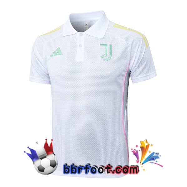 Polo Foot Juventus Blanc 2025/2026 Polo Foot Juventus Blanc 2025/2026