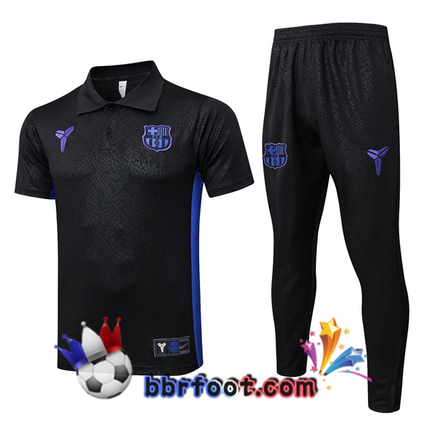 Polo Foot FC Barcelone + Pantalon Noir 2025/2026 Polo Foot FC Barcelone + Pantalon Noir 2025/2026
