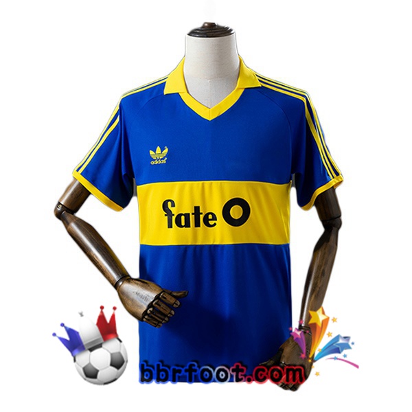 Maillot Foot Boca Juniors Retro Domicile Bleu Royal 1986-1988 Maillot Foot Boca Juniors Retro Domicile Bleu Royal 1986-1988