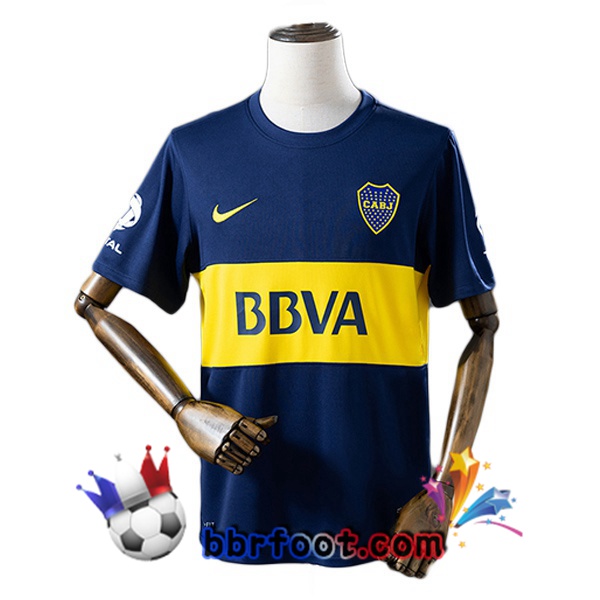 Maillot Foot Boca Juniors Retro Domicile Bleu Royal 2014-2015 Maillot Foot Boca Juniors Retro Domicile Bleu Royal 2014-2015