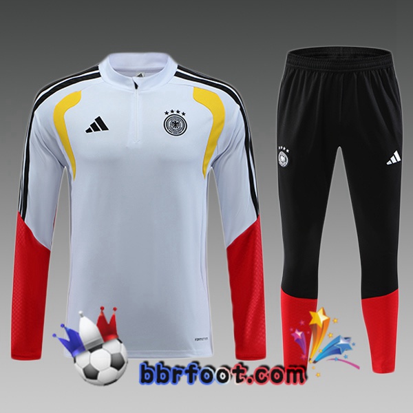 Survetement Foot Allemagne Enfant Gris 2025/2026 Survetement Foot Allemagne Enfant Gris 2025/2026