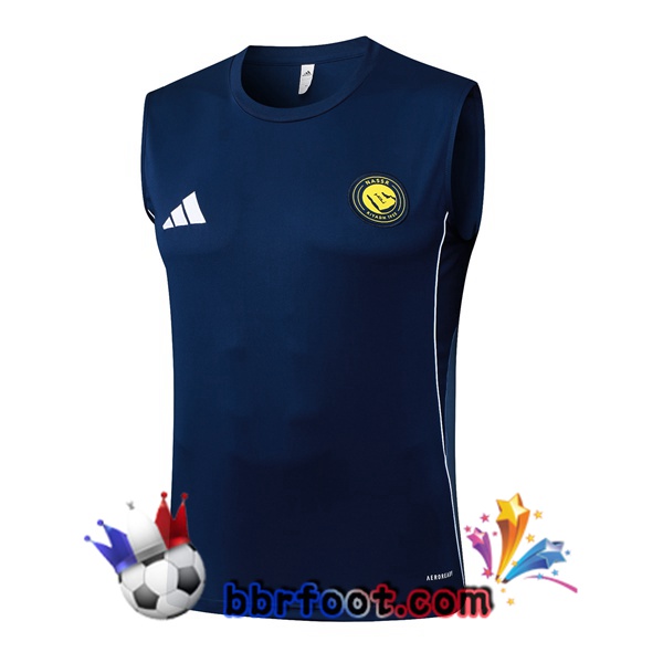 Gilet Foot Al-Nassr FC Bleu Royal 2025/2026 Gilet Foot Al-Nassr FC Bleu Royal 2025/2026