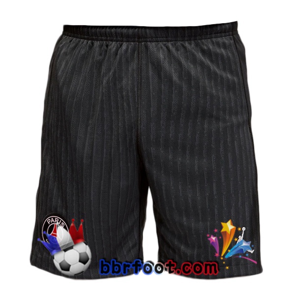 Short Foot Paris PSG Quatrieme Noir 2025/2026 Short Foot Paris PSG Quatrieme Noir 2025/2026