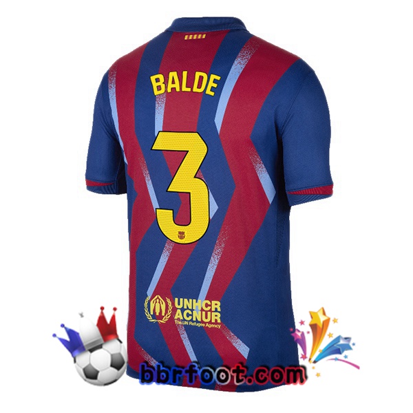 Maillot Foot FC Barcelone (BALDE 3) Quatrieme Bleu Rouge 2025/2026 Maillot Foot FC Barcelone (BALDE 3) Quatrieme Bleu Rouge 2025/2026