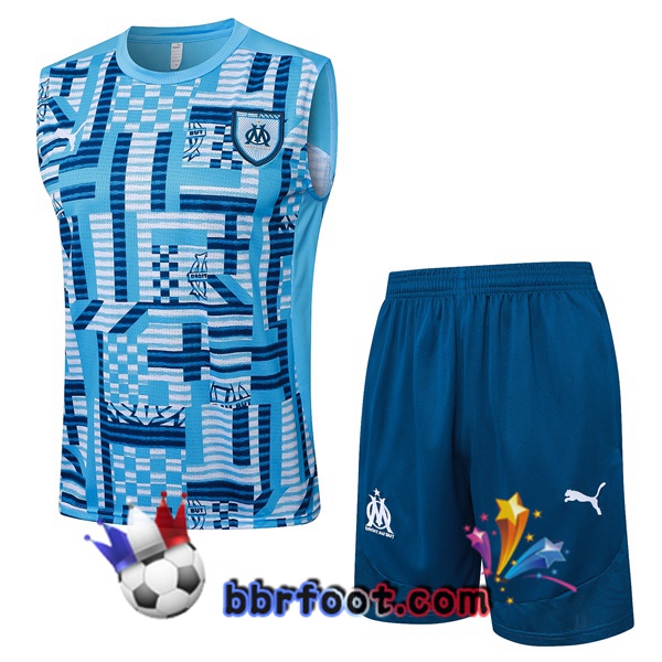 Gilet Foot Marseille OM + Shorts Bleu 2025/2026