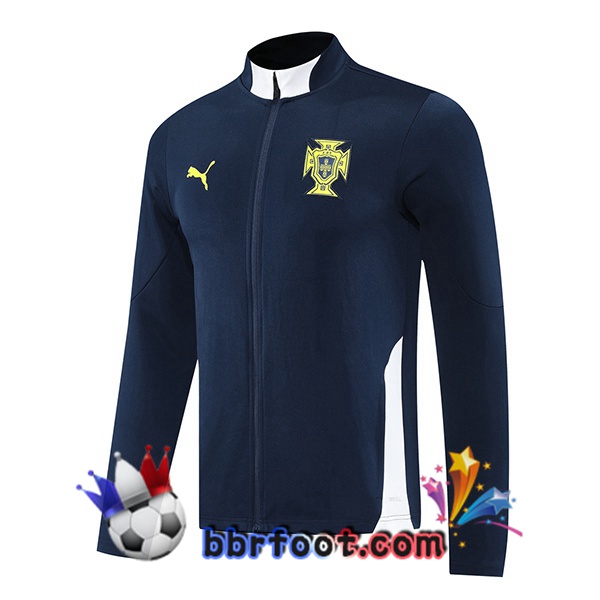 Veste Foot Portugal Bleu Royal 2025/2026