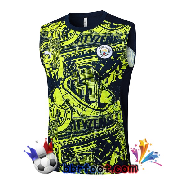 Gilet Foot Manchester City Bleu Royal Vert 2025/2026