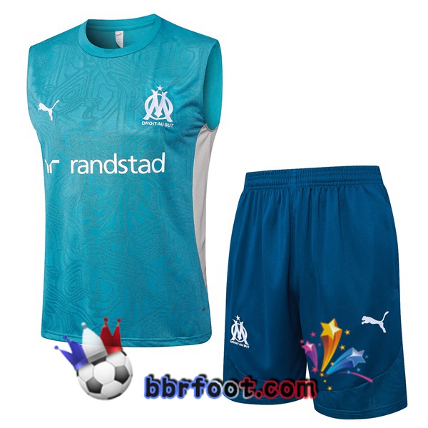 Gilet Foot Marseille OM + Shorts Bleu 2025/2026