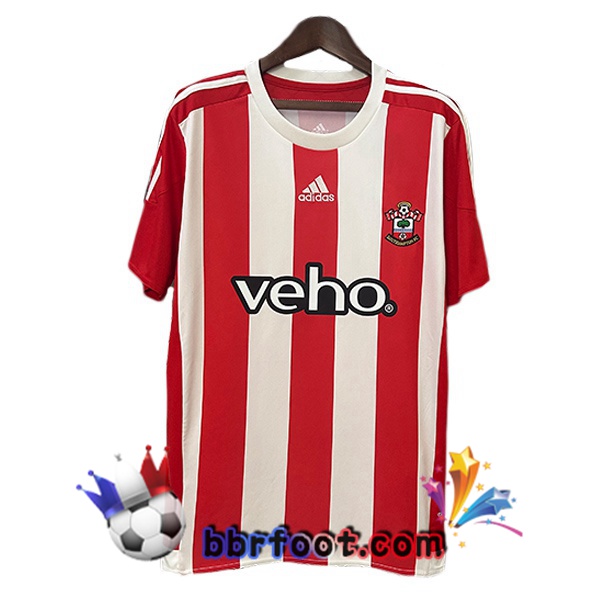 Maillot Foot Southampton FC Retro Domicile Rouge Blanc 2015-2016