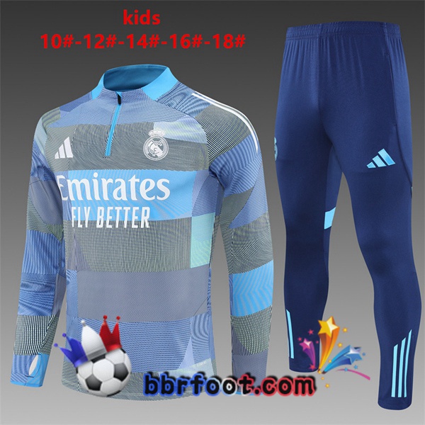 Survetement Foot Real Madrid Enfant Bleu 2025/2026