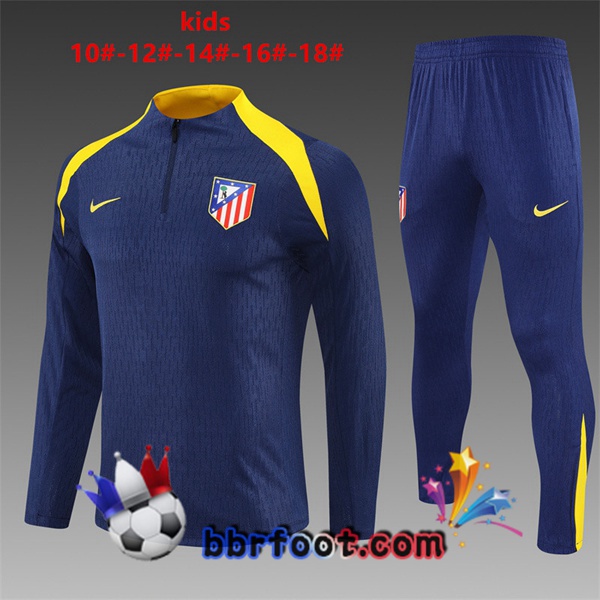 Survetement Foot Atletico Madrid Enfant Bleu Royal 2025/2026
