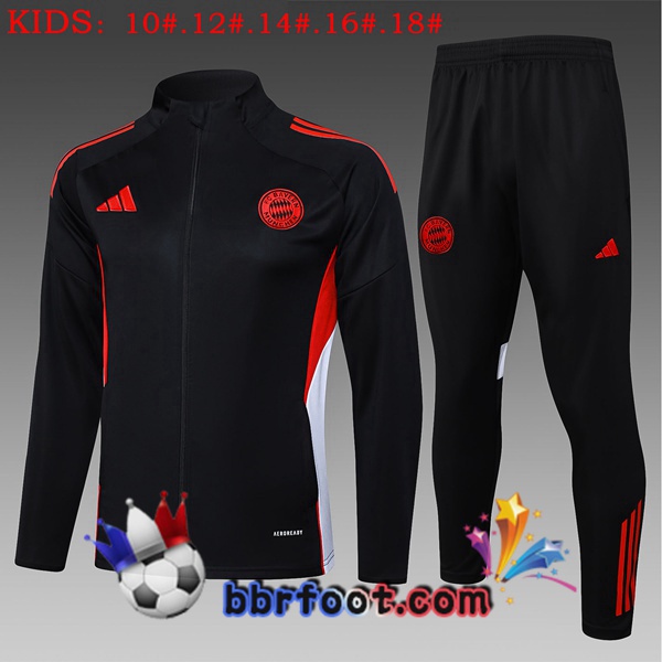 Survetement Foot - Veste Bayern Munich Enfant Noir 2025/2026