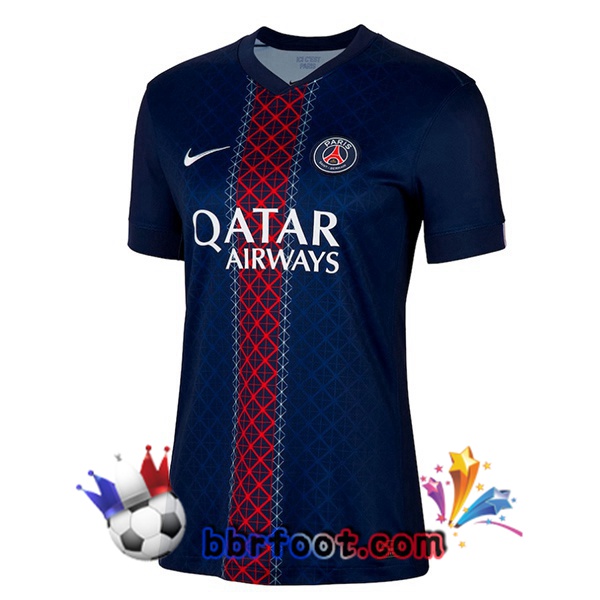 Maillot Foot Paris PSG Femme Domicile Bleu Royal 2025/2026