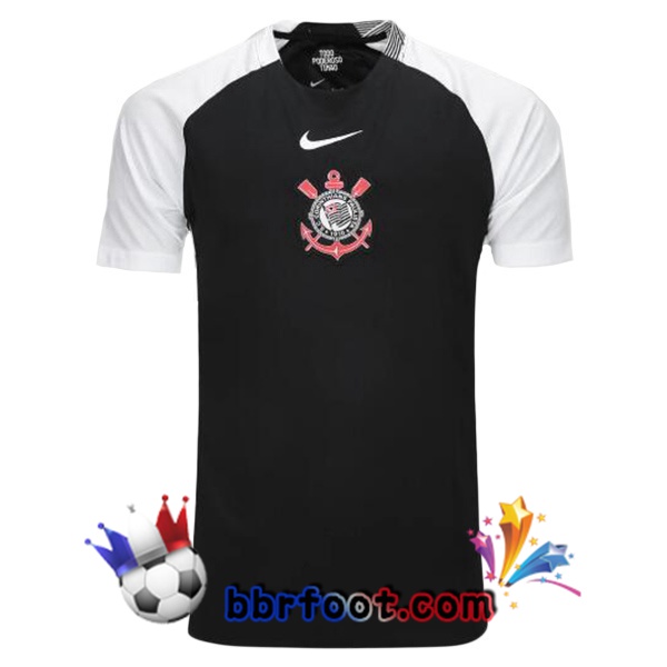 Maillot Foot Corinthians Exterieur Noir 2025/2026