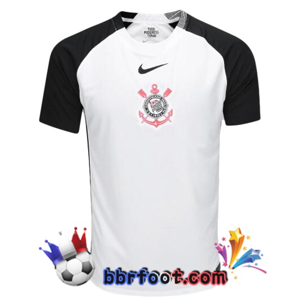 Maillot Foot Corinthians Domicile Blanc 2025/2026