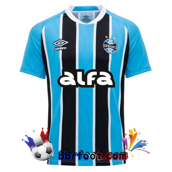 Maillot Foot Gremio Domicile Noir Bleu 2025/2026