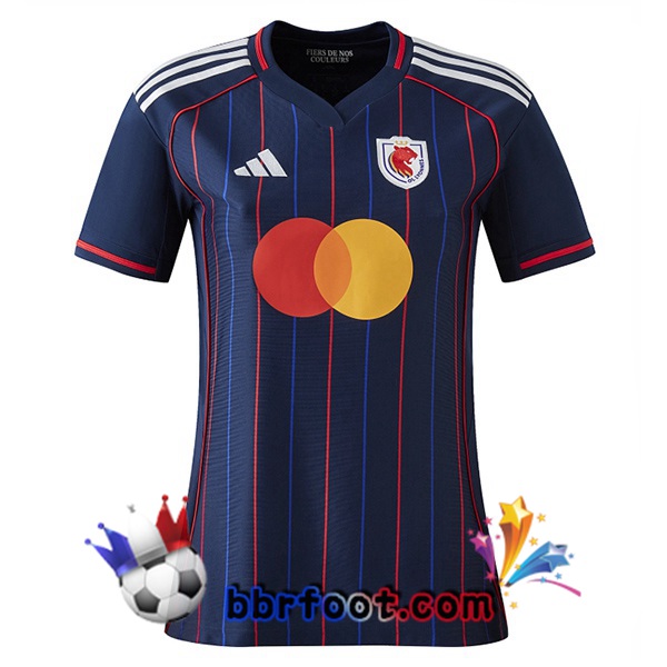 Maillot Foot Lyon OL Femme Exterieur Bleu Royal 2025/2026