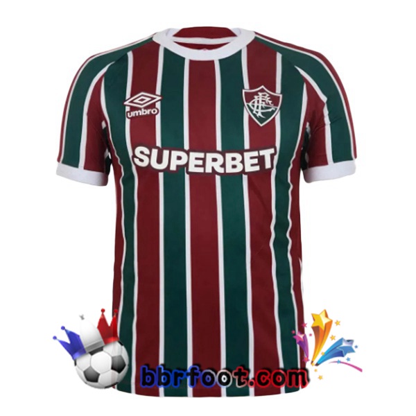 Maillot Foot Fluminense Domicile Rouge Vert 2025/2026