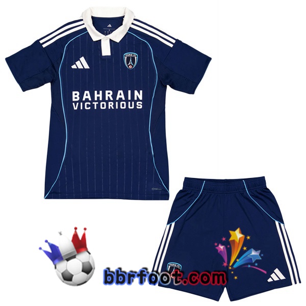 Maillot Foot Paris FC Enfant Domicile Bleu 2025/2026