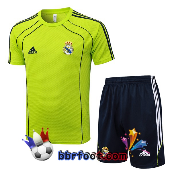 Ensemble Training T-Shirts Real Madrid + Shorts Vert 2025/2026