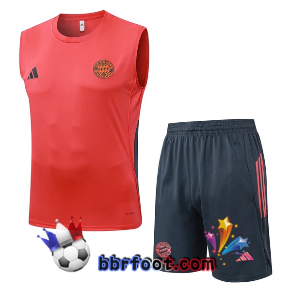 Gilet Foot Bayern Munich + Shorts Orange 2025/2026