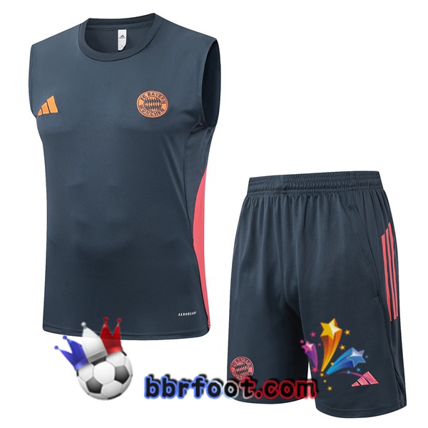 Gilet Foot Bayern Munich + Shorts Gris 2025/2026