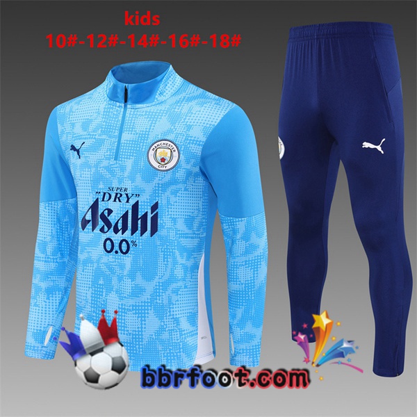 Survetement Foot Manchester City Enfant Bleu 2025/2026