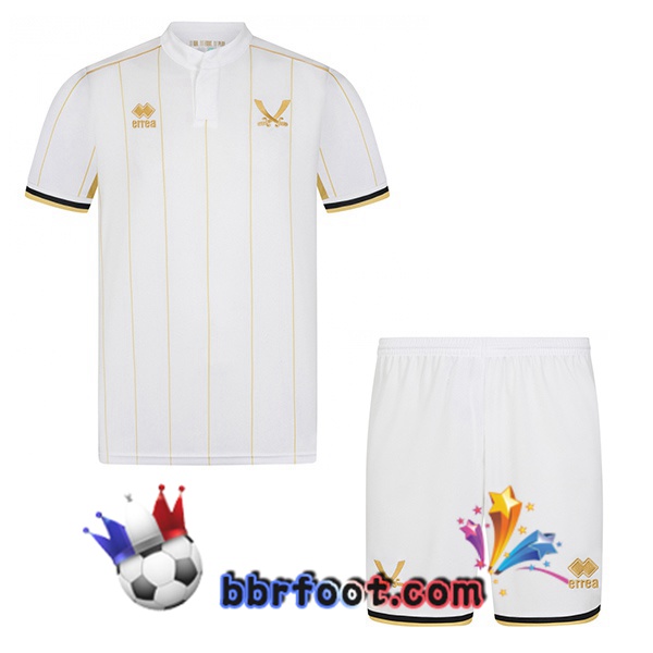 Maillot Foot Sheffield United Enfant Exterieur Blanc 2025/2026