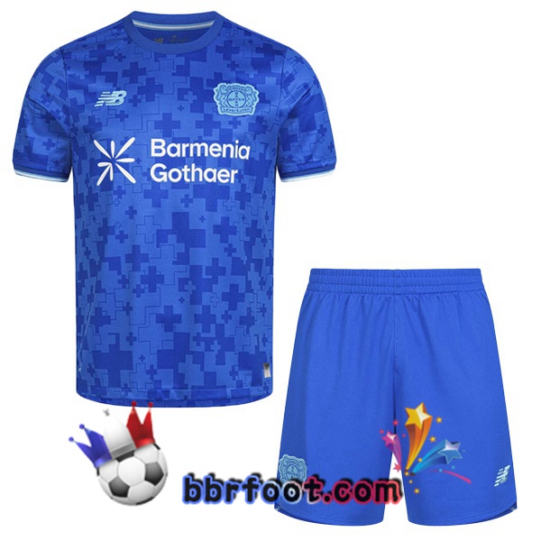 Maillot Foot Bayer 04 Leverkusen Enfant Third Bleu 2025/2026