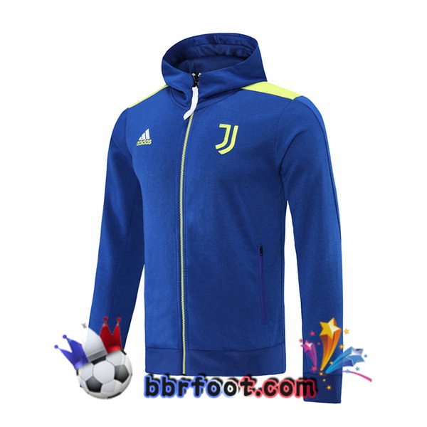 Veste A Capuche Juventus Bleu 21/22 Veste A Capuche Juventus Bleu 21/22
